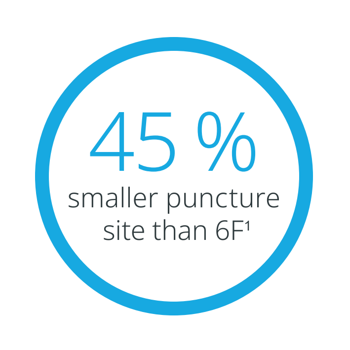 Pulsar-18 T3 Smaller Puncture site graphic